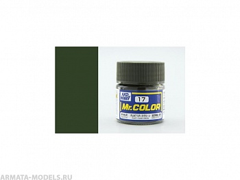 C017 Краска 10мл  RLM71 DARK GREEN