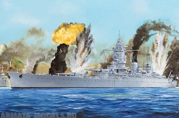 86506 Корабль French Navy Dunkerque Battleship 1/350