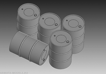 НЕ-43023 Миниатюры Набор бочек (5шт)