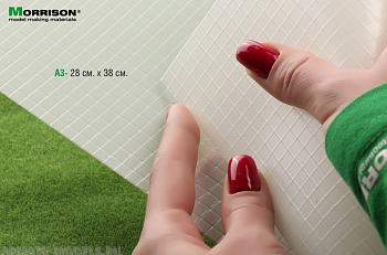 041to011 Текстура плитки для диорам  (Лист А3- 28см.х38см.). Размер одной плитки 5 мм.