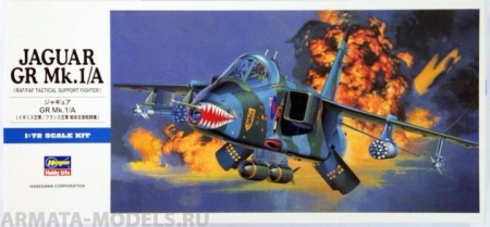 00432 Самолет  JAGUAR GR Mk.1/A Hasegawa
