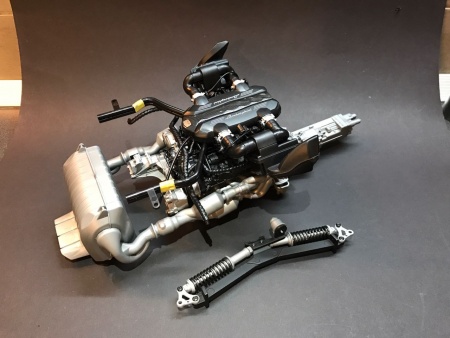 HK104 Lamborghini Aventador Roadster Bianco Canopus (Полуматовый белый)