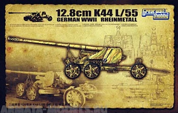 L3523 Сборная модель WWII German Rheinmetall 12.8cm K44 L/55 High Velocity Anti-Tank Gun