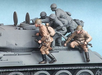Т-35009 Советская мотопехота, лето 1943-45 гг (2)