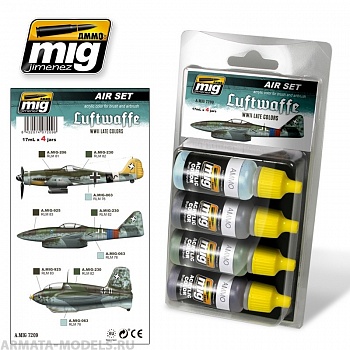 AMIG7209 Ammo Mig LUFTWAFFE WWII LATE COLORS