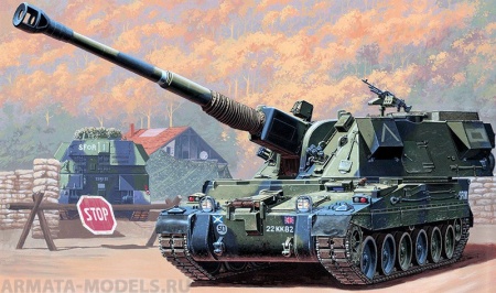 00324 САУ 155 мм. AS-90  Trumpeter