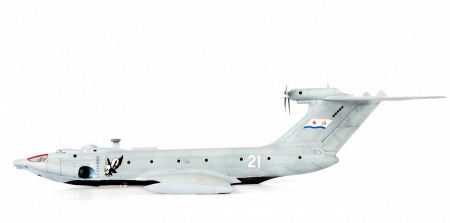7016 Транспортно-десантный экраноплан А-90 Орлёнок Звезда