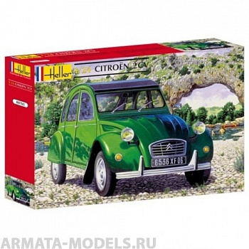 80765 Автомобиль  Ситроен 2 CV (1:24)