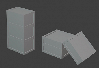 HE-144013 Миниатюра комплект ящиков #2