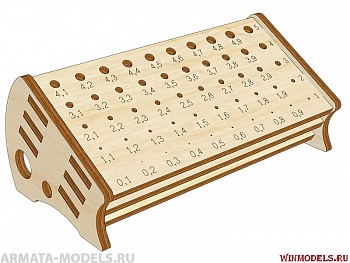 WIM-SV-05 Подставка под свёрла от 0 до 5 мм.