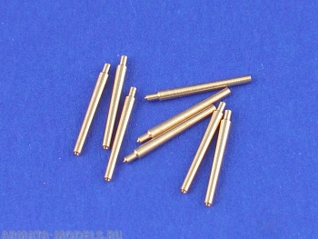 ABR-1:700-L-02  Дополнения для  Set of 8 pcs 380 mm short  barrels for ships Richelieu, Jean Bart для  1/700