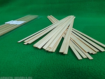 5119 рейки 0,6х6 - длина 300 мм - сосна- 50 шт