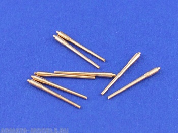 ABR-1:700-L-01  Дополнения для  Set of 8 pcs 380 mm long barrels for ships Richelieu, Jean Bart для  1/700