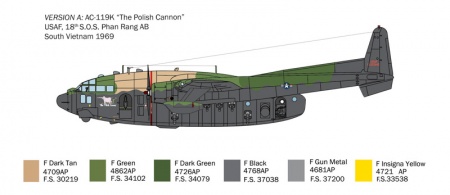 1468ИТ AC-119K STINGER Italeri