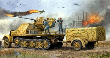 01526 37 мм Flak 37 на Sd Kfz. 7/2 (поздняя) 