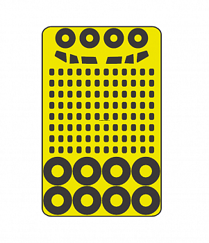 AM144119 Окрасочная маска для авиалайнера боинг 737-8 max™  (Звезда 7026) 1/144