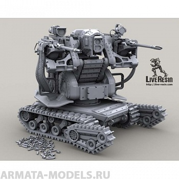 LRM35005 Секутор - военный робот, версия с двумя пулеметами 50 калибра Браунинг М2