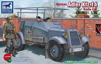 CB35051  Бронеавтомобиль German Adler Kfz.14 Radio Car (Bronco Models) 1/35
