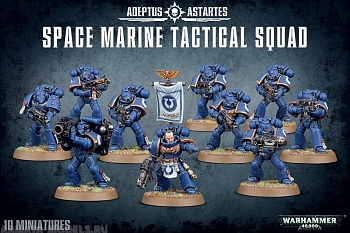 48-07GW Набор Тактическое отделение Космодесантников (Space Marine Tactical Squad)