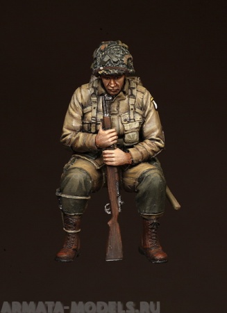 3582SOGA U.S. Army Airborne on Sherman. SOGA Miniatures