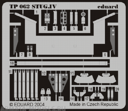 TP062ED  StuG.IV for Tamiya kit 1/35