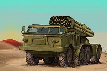07180P РСЗО Russian 9P140 TEL of 9K57 Uragan Multiple Launch Rocket System