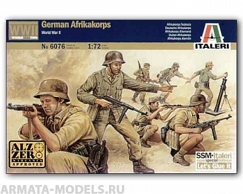 Набор фигурок 6076ИТ Солдатики German Afrika Korps