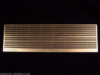 AW60021 Деревянная палуба для U.S.S Ships Utility Rail 1/700